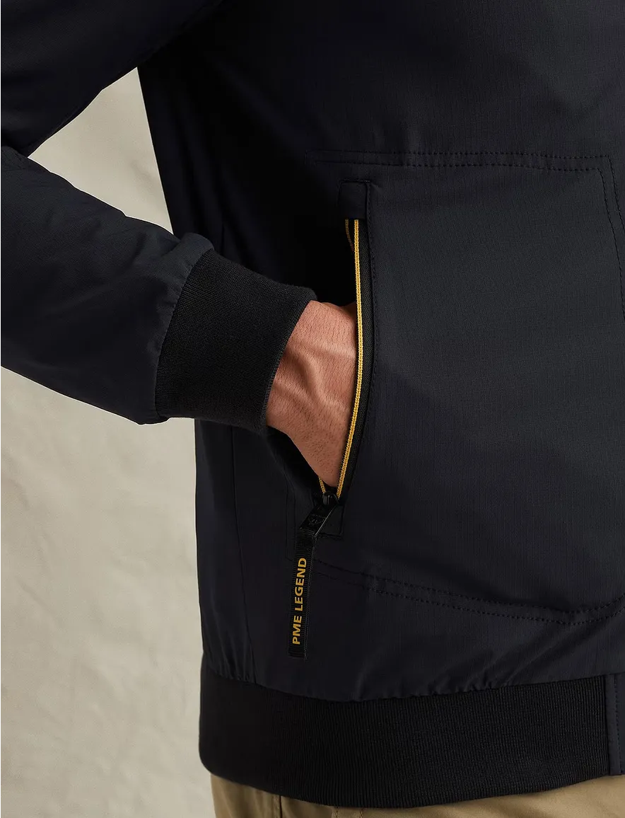 PME Legend flight jacket stretch donkerblauw
