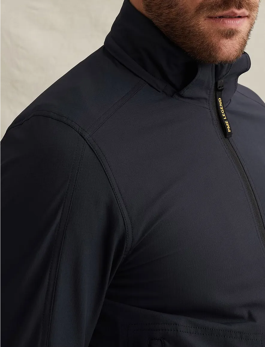 Donkerblauwe jas PME Legend stretch normale fit