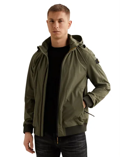 PME Legend Olijfgroene jas PME Legend met capuchon