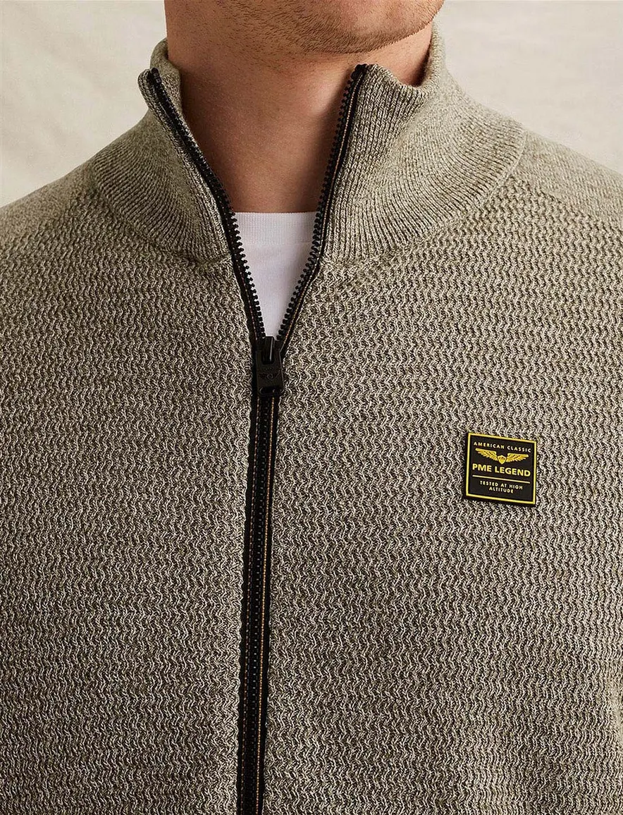 PME Legend vest groen structuur structuur