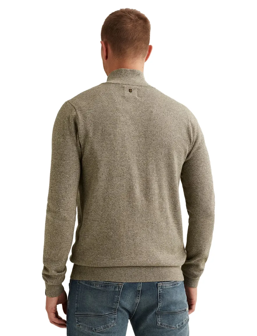 PME Legend vest groen structuur gemeleerd