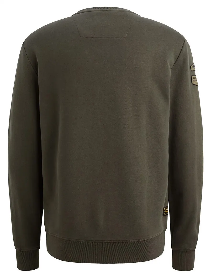 PME Legend sweater fleece donkergroen