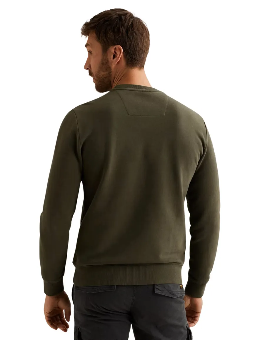 PME Legend sweater fleece donkergroen
