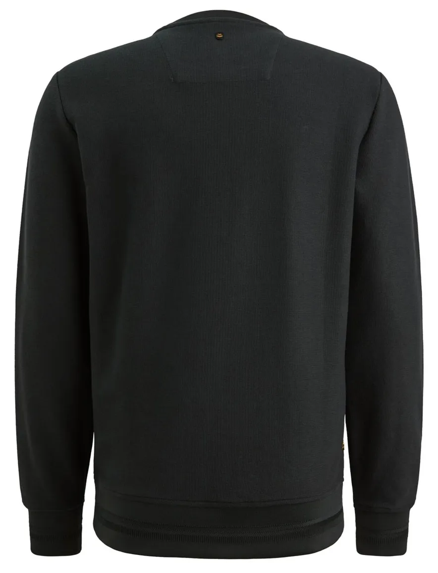 PME Legend sweater katoenblend zwart