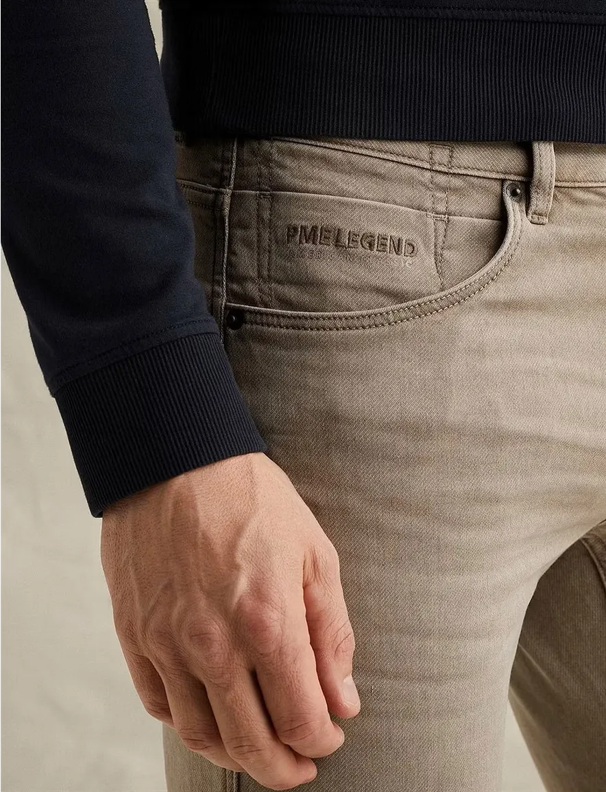 Beige jeans PME Legend Nightflight denim regular fit