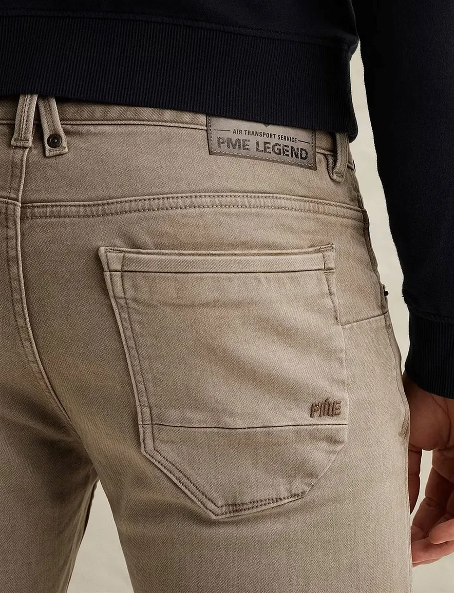 Beige jeans PME Legend Nightflight denim regular fit