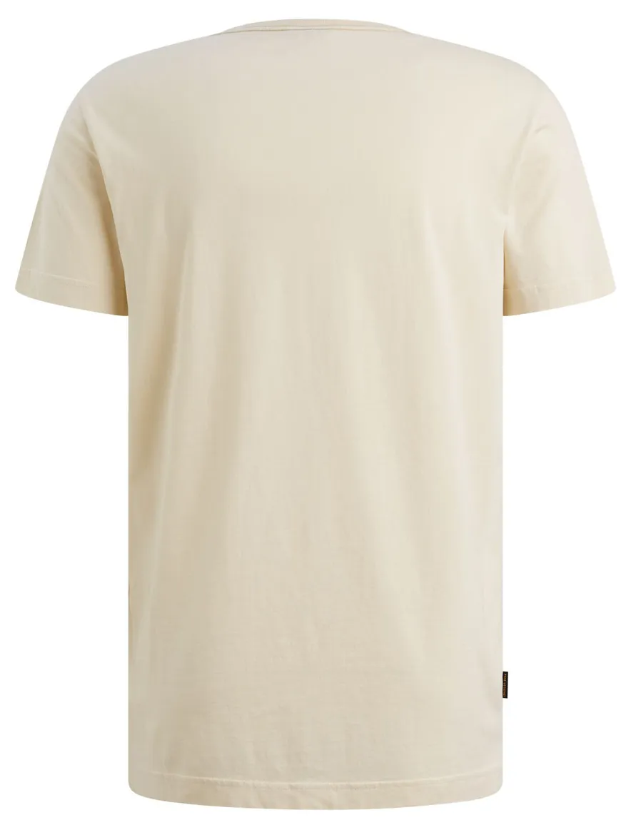PME Legend t-shirt jersey katoen creme