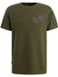 Donkergroen t-shirt PME Legend normale fit