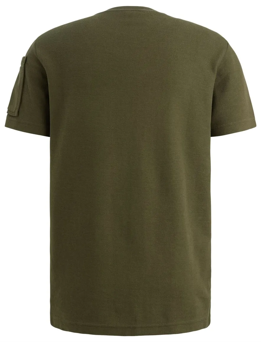 PME Legend t-shirt pique donkergroen