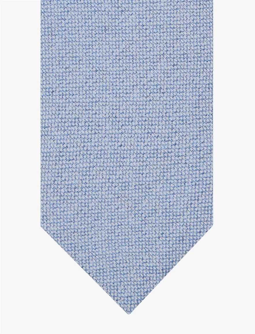 Profuomo stropdas blauw gemeleerd