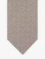 Profuomo zijden das beige met fijn weefpatroon