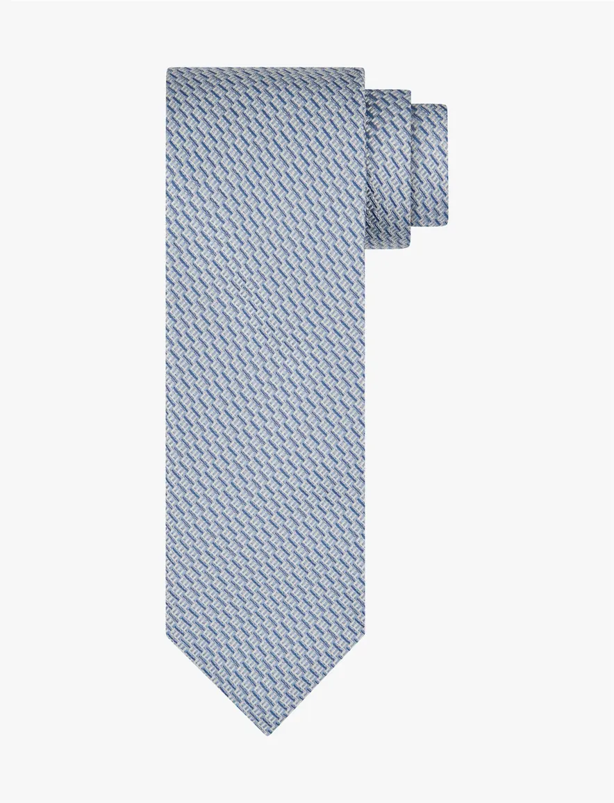 Profuomo stropdas blauw geprint