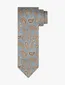 Profuomo stropdas blauw met print