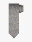 Profuomo das van zijde met floral motief in blauw en bruin