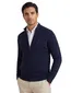 Portofino vest rits opstaande kraag donkerblauw
