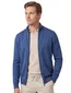 Portofino vest rits opstaande kraag blauw