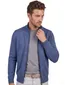 Portofino vest rits opstaande kraag blauw