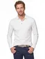 Poloshirt Portofino wit extra lang katoen