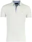 Poloshirt korte mouw Portofino wit pique 3 knoops
