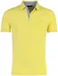 Poloshirt korte mouw Portofino geel 3 knoops pique