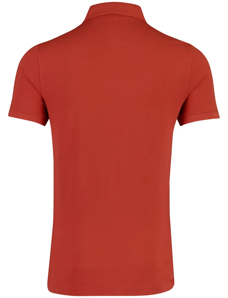 Normale fit polo rood Portofino pique