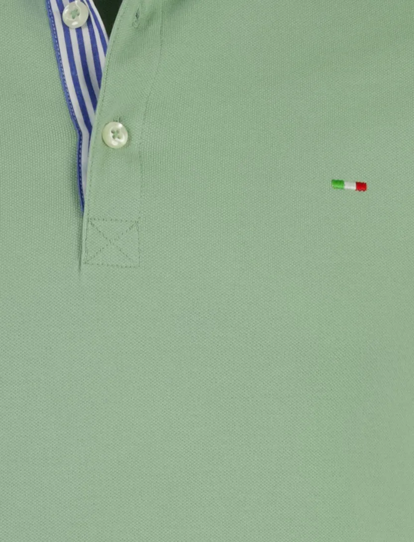 Polo portofino lichtgroen normale fit