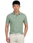 Groen poloshirt Portofino korte mouw 3 knopen
