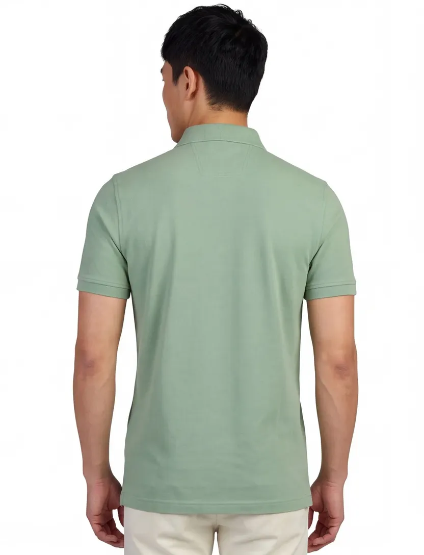 Polo portofino lichtgroen normale fit