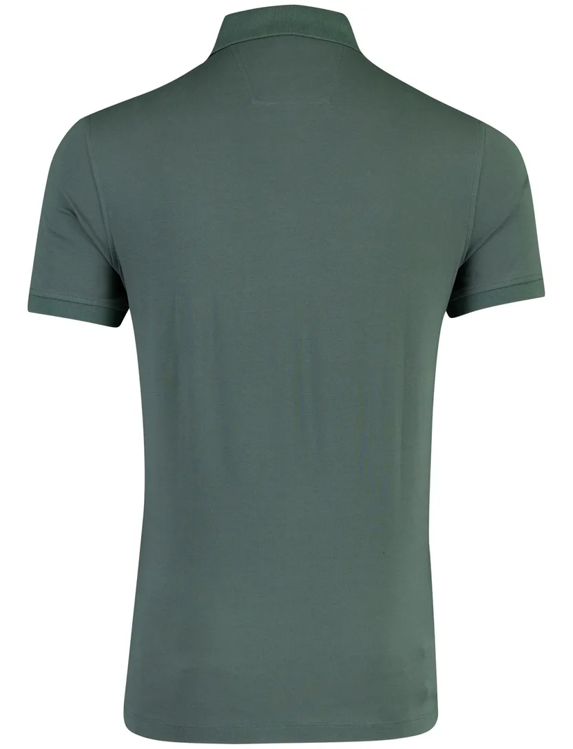 Poloshirt Portofino groen pique normale fit