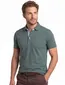 Groen Portofino polo normale fit 3 knopen pique