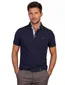 Portofino polo extra lang donkerblauw