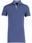 Polo Portofino blauw korte mouw normale fit extra lang