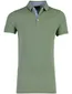 Groen poloshirt Portofino 3-knoops pique extra lang