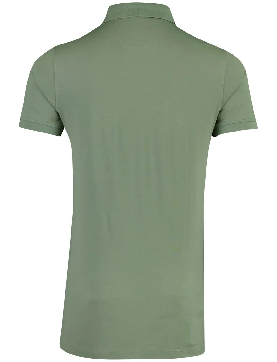 Portofino polo extra lang groen