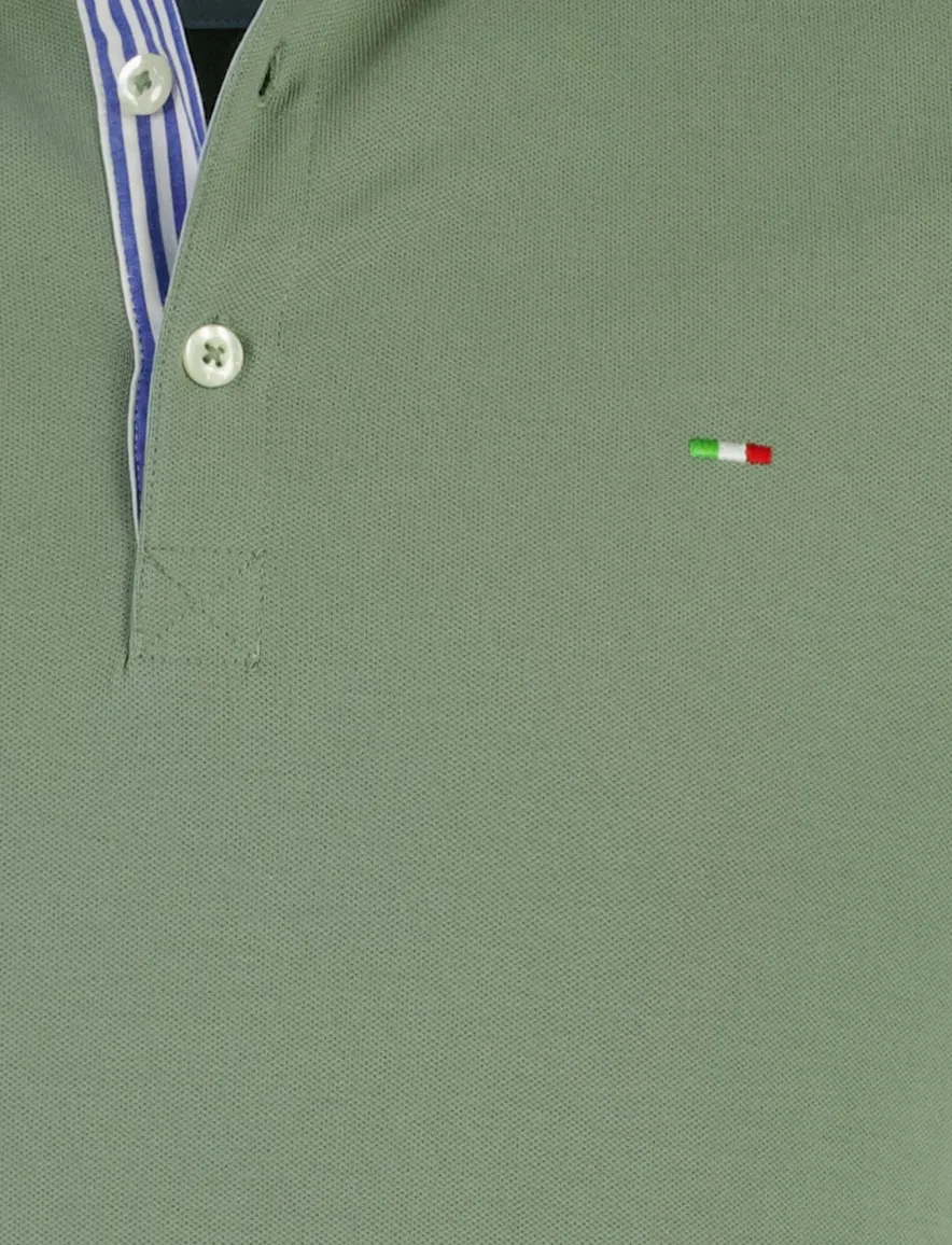 Portofino polo extra lang groen