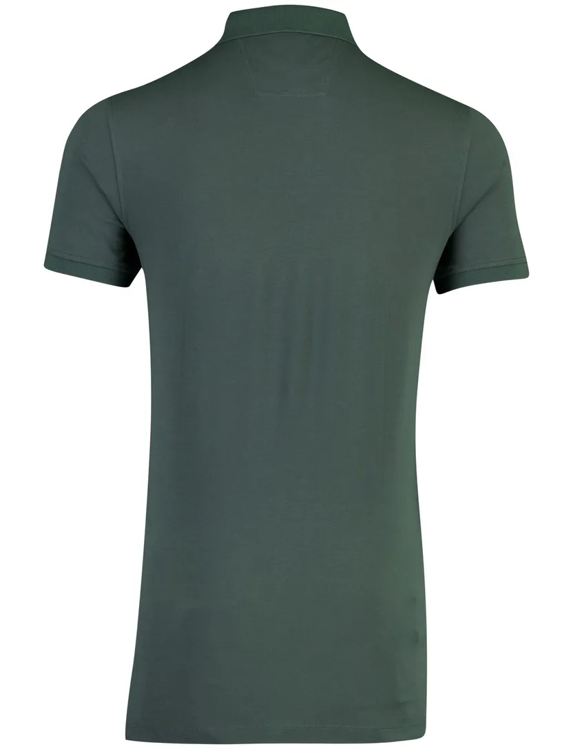 Polo portofino creme 3-knoops normale fit extra lang