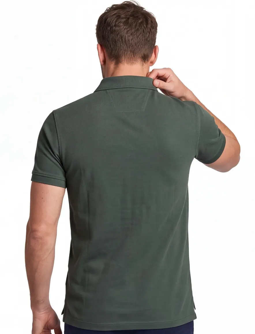 Portofino polo extra lang groen
