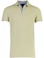 Portofino beige polo 3 knoopjes korte mouw extra lang