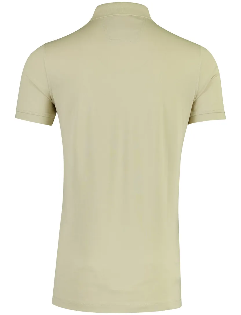 Polo Portofino beige extra lang fit 3-knoops