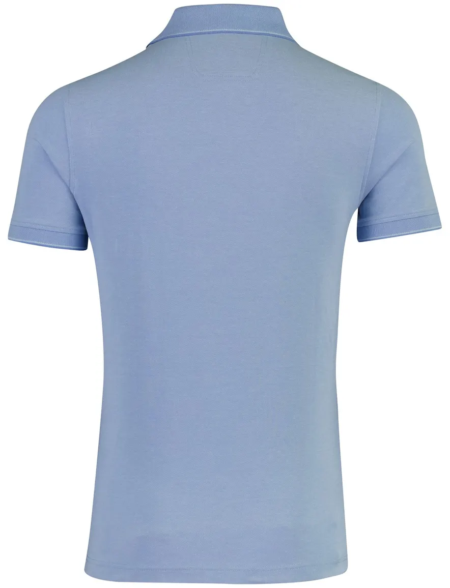 Portofino v-hals polo lichtblauw