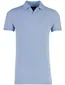 Polo v-hals Portofino lichtblauw extra lang fit korte mouw