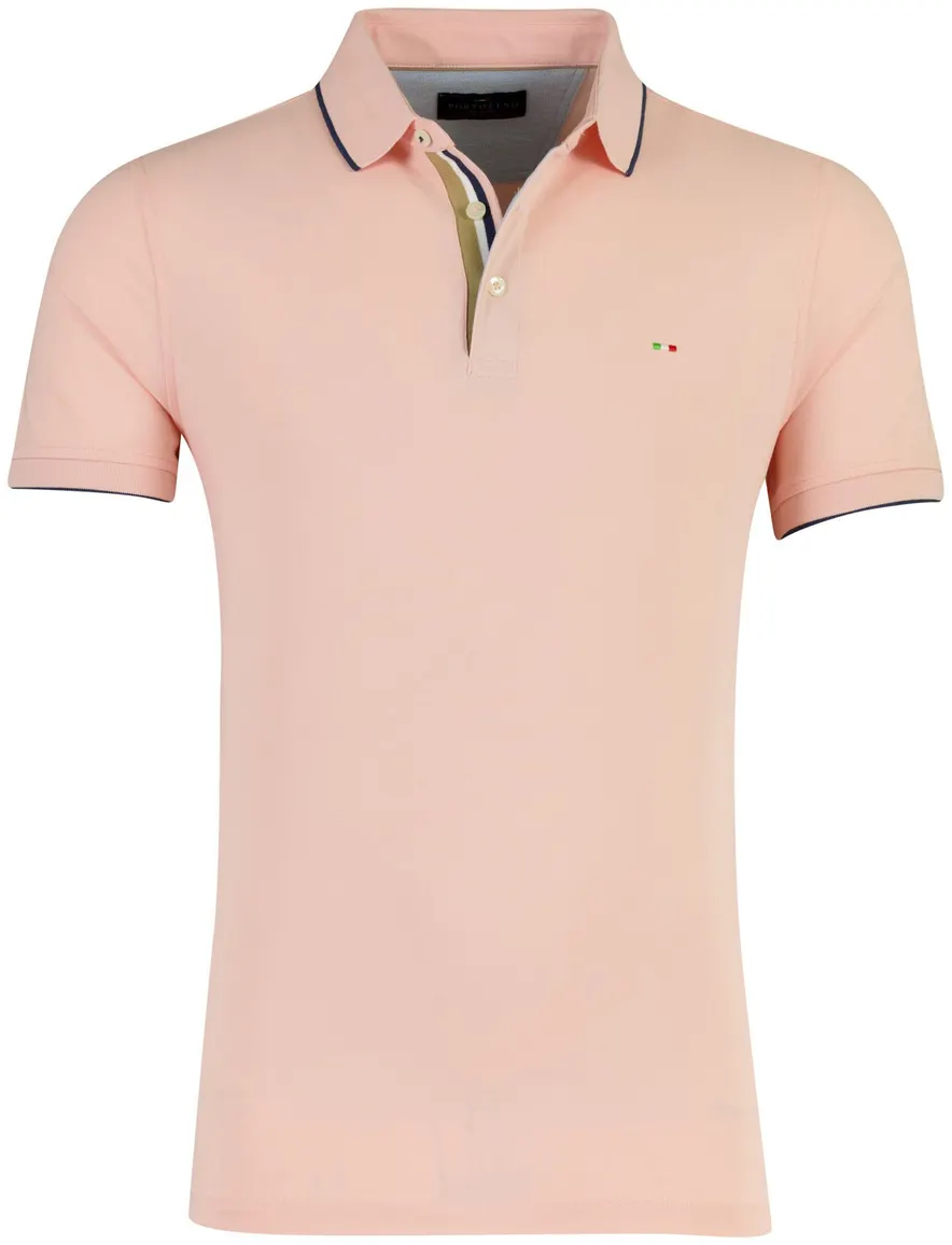 Portofino polo zalm roze