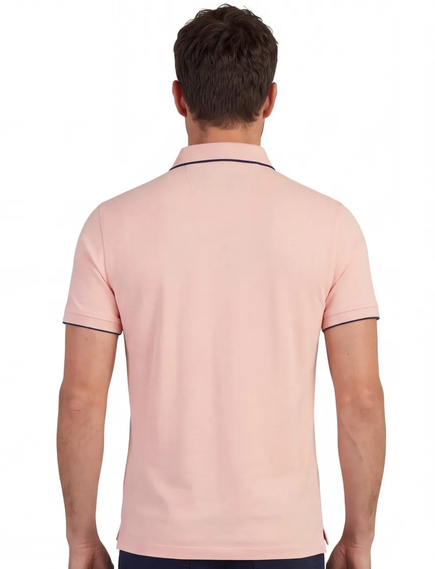 Normale fit poloshirt Portofino roze pique