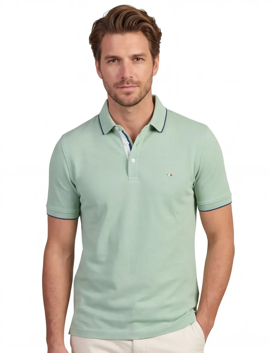 Portofino poloshirt groen
