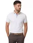 Normale fit polo Portofino wit korte mouw