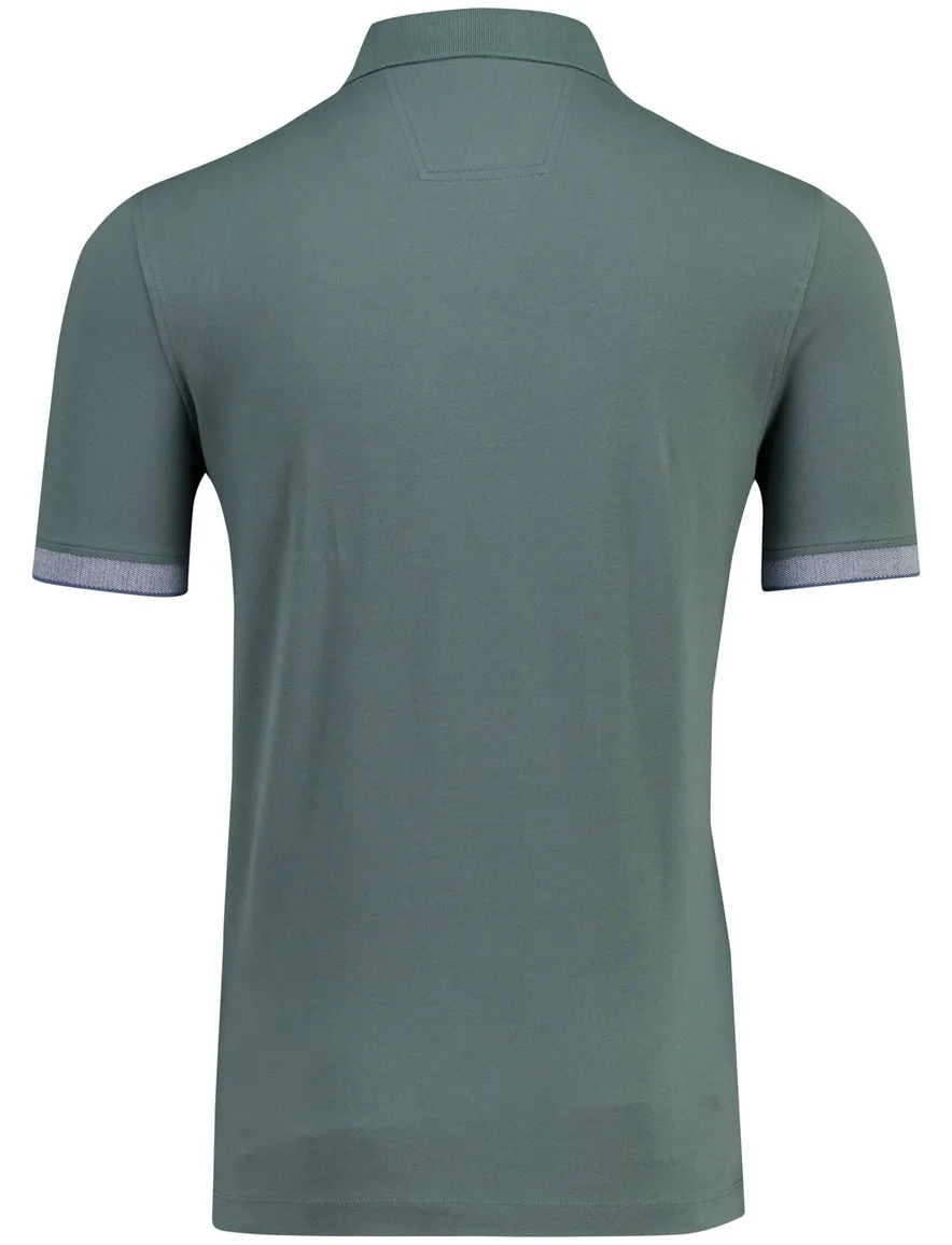 Portofino poloshirt donkergroen normale fit