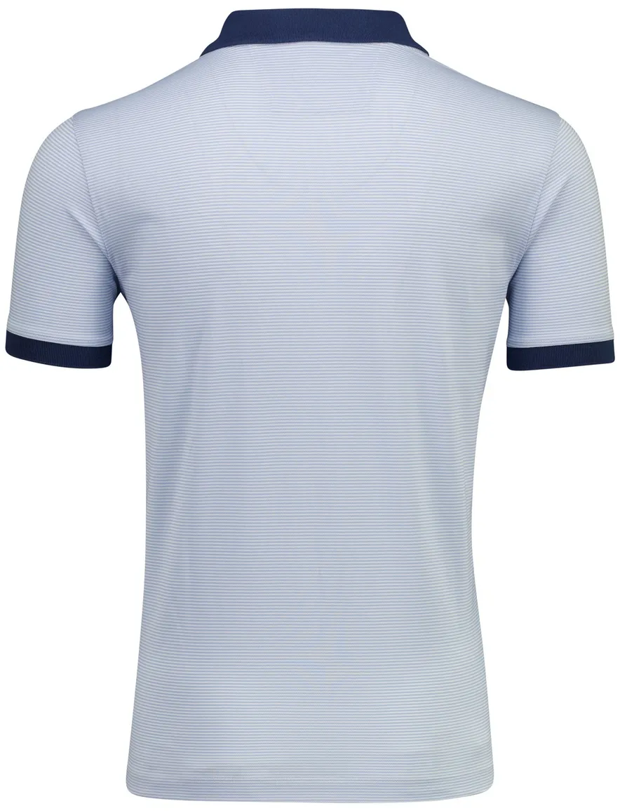 Portofino poloshirt lichtblauw gestreept