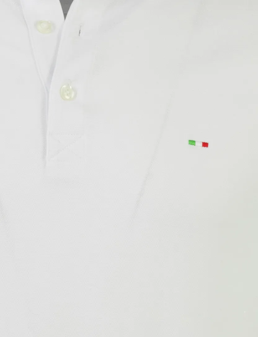Poloshirt Portofino wit normale fit