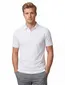 Witte poloshirt Portofino 3 knoops