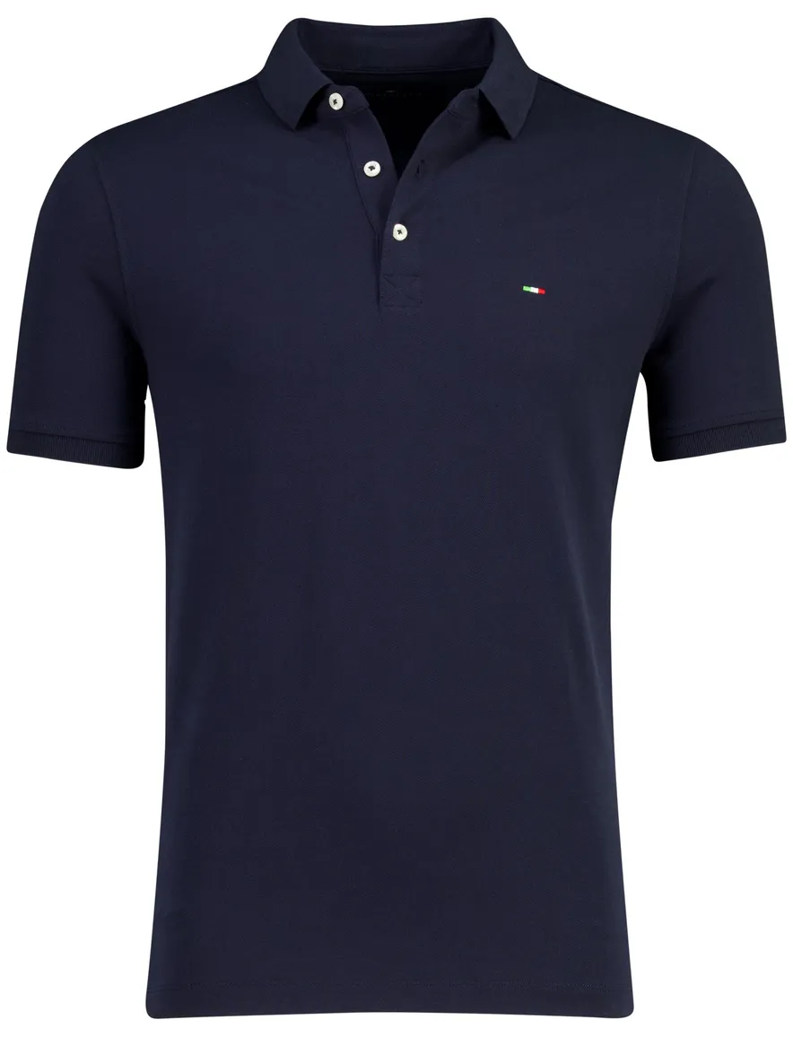 Portofino polo donkerblauw pique